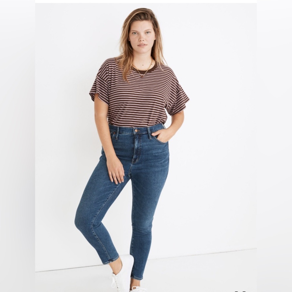 Madewell 10” High-Rise Skinny Jeans, Size 33 TENCEL Denim Edition